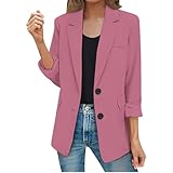 Generisch Karo Kleid Damen Freizeitjacke mit, langen Ärmeln, vorne offen, mit Knopfleiste, Arbeitsjacke mit Mantel Mit Echt Damen (PK2, M)