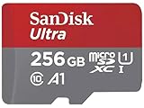 SanDisk Ultra 256 GB microSDXC UHS-I-Karte für Chromebook mit SD-Adapter (Für Smartphones und Tablets, A1, Class 10, U1, Full HD-Videos, bis zu 150 MB/s Lesegeschwindigkeit) 10 Jahre Garantie