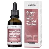 Casida® Grapefruitkernextrakt Tropfen 50ml - mit wertvollen Bioflavonoiden - natürlich - hochdosiert- 2600 mg Grapefruitextrakt pro Tagesdosis