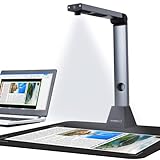 Bamboosang Tragbarer USB Dokumentenkamera X3: Hochauflösende 8MP Dokumentenscanner, A3 Erfassungsgröße Mehrspach OCR Overhead Dokumentenkamera Scanner für Online Unterricht und Fernlernen