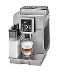 De'Longhi ECAM 23.466.S Perfetto Kaffeevollautomat mit LatteCrema Milchsystem, Cappuccino und Espresso auf Knopfdruck, Digitaldisplay mit Klartext, 2TassenFunktion, großer 1,8 l Wassertank, silber
