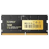 ORICO DDR5 Laptop RAM 16GB 5600MHz CL46, 1.1V SODIMM Laptop Arbeitsspeicher, ODECC On-Die ECC, 262 Pin Hochleistungs Computerspeicher for Notebooks-LS500
