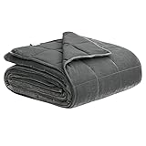 WOLTU Gewichtsdecke 11kg 150x200cm Therapiedecke für Erwachsene, Entspannungsdecke Therapie aus Mikrofaser, Cashmere Feeling Beschwerte Decke Anti Stress, Weighted Blanket für besseren Schlaf