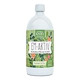 Fischer's EM-Chiemgau® | Effektive Mikroorganismen aktiv (EM-aktiv) 1L - Bodenhilfsstoff - anwendungsfertig für Garten, Pflanzenschutz, Gewässer als Bodenaktivator & Kompostbeschleuniger - 100% vegan