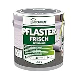 Ultrament Pflaster Frisch, Betonlasur (Grau, 2,5 Liters)