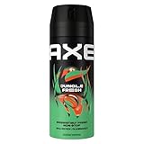 Axe Bodyspray Jungle Fresh Deo ohne Aluminiumsalze sorgt 48 Stunden lang für effektiven Schutz vor Körpergeruch 150 ml