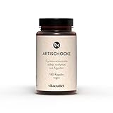 Artischocken Kapseln | 180 Kapseln | vegan | Premium-Rohstoff aus Ägypten | Cynara scolymus | aus eigener Herstellung | 100% Pflanzlich | Für 30 Tage |