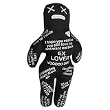 higyee Voodoo-Puppe – Multifunktionale Handgefertigte Fluchpuppe | Rachezauber Handgenähte Voodoo-Puppen | Lindern Sie Stress, Horror, Gruselige Geister-Actionfigur, Puppe