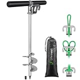 Lifeswell 1 KG Anker Boot Sandanker für Boote - 43.5 cm SUP Anker Edelstahl Bootsanker, Einschraub-Sandbankanker für Flaches Wasser, SUP, Schlauchboot, Jetski, Kajak