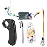Dioche Elektrisches Skateboard ESC Kit, 430W 36V Longboard Ersatz Ersatz bürstenloser elektrischer Mainboard Motor mit Fernanzeige und LED