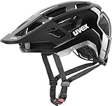 Uvex React Jr. Fahrradhelm (52-56 cm, 01 Black)