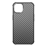 Black Rock - Hülle Carbonhülle Robust Case Real Carbon Passend für Apple iPhone 13 I Karbon Handyhülle, Fiber Cover (Carbon Schwarz)