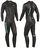 Camaro Herren Speedskin Overall Triathlon Neoprenanzug, Schwarz, Größe L