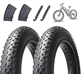 bimiti 2er-Pack Fatbike Reifen 26x4.0 Zoll Fahrradreifen 100-559 Fahrrad Mantel 26 x 4.00 MTB Faltreifen für Rennräder Mountainbike Schlamm Fat Bike Mäntel 26 Zolld Mantel 26 x 4.00