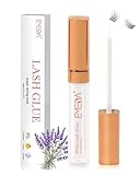 EMEDA Latex-freier Wimpernkleber für Wimpernkranz 7ml 0.23 OZ Wimpernkleber Wasserdicht & Transparent Formel Starker Halt Wimpernkleber Hypoallergen Falsche Wimpern Kleber