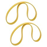 Holzbearbeitungsbänder Reifen, Ersatzteile 2pcs Gelbe Gummi -Bandsäge Standardgröße für 10 -Zoll -Bandsägen Rad