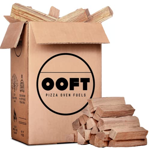 OOFT 15,2 cm Mini-Pizzaofen-Holzscheite – 100% ofengetrocknetes Eichenholz – 4,5 kg – perfekt für Ooni Karu 12 und 16 und andere führende Marken – hohe Wärmeleistung