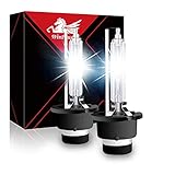 WinPower D4S 35W Xenon-Brenner Scheinwerferlampe Entladungslampe Kit austauschen für Auto-HID-Birne 6000K Reines weißes Licht (2 Lampen)