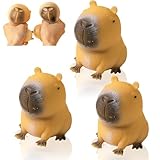 Anti Stress Spielzeug, 3 Stück Kapybara-Kugelfisch Antistressball Kinder, Squishy Squeeze Spielzeug Squeeze Toy, Stressball Erwachsene, Sensory Capybara Balls Stressbälle für Erwachsene und Kinder