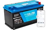BERGER LiFePO4 120Ah 12V Lithium Batterie mit Bluetooth & Heizung | 1536Wh Lithiumbatterie ideal für Wohnmobil, Wohnwagen, Camper, Boot & Solaranlage | Autarke Stromversorgung & zuverlässige Leistung