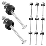 KONTONTY 15 Sätze Trampolin Schraube Trampolinersatzhardware Trampolinersatzteile Trampolin Zubehör Trampolinhardware Befestigungen Für Trampoline Silver Verzinkter Stahl