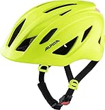 ALPINA PICO Flash - Beleuchteter, Leichter & Bruchfester Fahrradhelm Mit Fliegennetz Für Kinder, be Visible Gloss, 50-55 cm
