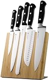 Coninx Quin Magnetischer Messerblock Holz | Messerblock Magnetisch Ohne Messer | Messerhalter Magnet aus Bambus für eine organisierte und aufgeräumte Küche