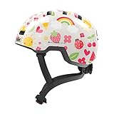 ABUS Kinderhelm Skurb Kid - robuster Fahrradhelm im Skater-Look mit Platz für einen Zopf und vielfältigen Designs - für Mädchen und Jungen - Beige, Größe S