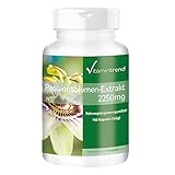 Passionsblume Kapseln - Extrakt 2250mg - 180 Kapseln vegan | Vitamintrend®