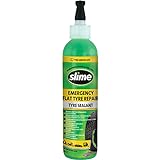 Slime 10016 Dichtmittel für Reifenreparatur bei Platten, Notfallausrüstung, Motorräder, Motorroller, Trailer, Ungiftig, Umweltfreundlich, 237-ml-Flasche (8 oz)