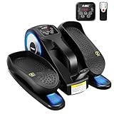 AOODIL Unter dem Schreibtisch Ellipsentrainer, Mini Stepper für Zuhause, Elektrischer Pedaltrainer im Sitzen mit Fernbedienung, Einstellbare Geschwindigkeiten Beintrainer für Senioren und Erwachsene
