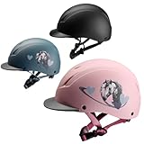 PFIFF Unisex Jugend Reithelm ProtectionX, Pink, S