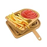 Snack- Und Dip-Behälter | Snackboxen Mit Deckel Und Zwei Fächern - Auslaufsichere Meal Prep Boxen, Aufbewahrung für Gemüsesalate und Saucen