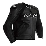 Lederjacke RST Motorradjacke Tractech Evo 4 CE XL, Schwarz