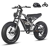 Fafrees F20 Ultra E Bike Elektrofahrrad, 48V 25Ah Akku, City E-Bike 20'*5.0 Dicke Reifen, Fatbike Motor 79N.m Torque, Mountainbike Reichweite bis zu 80-140Km (Grau)