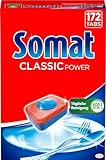 Somat Classic Power Spülmaschinen Tabs (172 Tabs), Geschirrspül Tabs mit Fettlösekraft für kraftvolle Reinigung, Spültabs für strahlend sauberes Geschirr sogar bei niedrigen Temperaturen