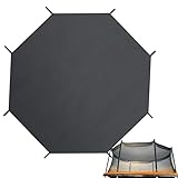 Trampolin Schattenabdeckung | Sonnenschutz Abdeckung Für Trampoline Im Freien - Sonnenschutz Zubehör Regendichtes Ersatzteil für 240cm 300cm 360cm 430cm