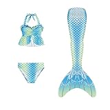 Generisch 𝙈eerjung𝙛rauen𝙛losse Mädchen Mit Bikini Set schwimm𝙛lossen Kinder 𝙈eerjung𝙛rau Badeanzug Bikinis 𝙛lossen 𝙈eerjung𝙛rauen Schwimmanzug Badebekleidung Für 4-46 Jahre