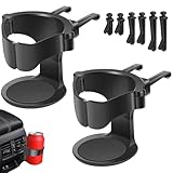 Getränkehalter Auto, 2 Stück Auto Becherhalter, Getränke Halter Auto für Auto Aschenbecher Kaffeebecher Und Getränkedose(9.5 x 8 cm)