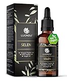 Luondu Selen Tropfen 200µg hochdosiert 50ml vegan & flüssig - 100 µg Selenium pro Tropfen I Natriumselenit mit höchster Bioaktivität