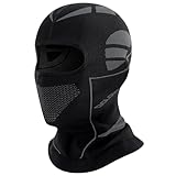 1 Stück Sturmhaube,Fahrrad zubehör,Sturmhaube Motorrad,Motorradhelme Liner,Skimaske Vollgesichtsmaske,Skimaske für Herren und Damen,für Snowboard Outdoorsports Winter(schwarz grau)