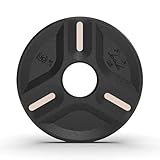 Tribe WOD, Olympus Bellbar Plates Hantelscheiben für Männer und Frauen, Hantelscheiben aus Gummi und Stahl, 2 kg, 2 Stück, Gummi- und Stahlgewichte zum Heben, Rep Fitness Stoßstangenplatten