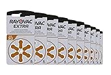 60 Rayovac Extra Advanced Typ 312 Hörgerätebatterie