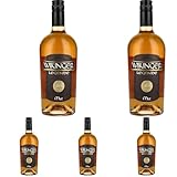 Wikinger Legende Met (0,75 l) – Premium Met Honigwein aus dem Wikingerland – Aromatischer Honigmet mit mildwürzigem Blütenhonig & feiner Eichenholz-Note – 10% Vol. (Packung mit 5)