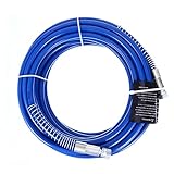 HOLIDYOYO Hochdruck Farbspritzschlauch Airless Leicht Kompatibel mit Airless Farbsprühsystemen Erhöhten Sicherheitsfaktor für Präzise