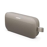 Bose SoundLink Flex Tragbarer Bluetooth-Lautsprecher (2. Gen.), Tragbarer Außen-Lautsprecher mit naturgetreuem Klang, bis zu 12 Stunden Akkulaufzeit, staubdicht und wasserdicht, Sandstein