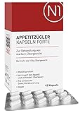 N1 Appetitzügler FORTE 42 Kapseln - Medizinprodukt zur Behandlung von starkem Übergewicht - Diät, Appetitzügler stark schnelles Abnehmen, Abnehmen Tabletten schnell