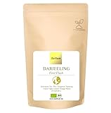 Spitzen - Darjeeling First Flush Bio, Ernte 2025, Flugtee, FTGFOP1, 100g, Schwarztee lose, Teegarten Tumsong, Geschmack vollblumig, fruchtig, spritzig, hocharomatisch