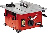 Einhell Tischkreissäge TC-TS 210 (max. 1200 W, Ø 210 x 30 Sägeblatt, Überlastschalter, Parallelanschlag m. Klemmung, Winkelanschlag +/- 60°, höhenverstellbar + neigbar 45°, Absaugadapter)