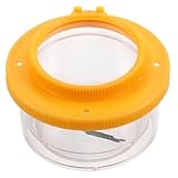 ORFOFE Insekten Beobachtungsbox mit Vergrößerung Transparentes Teleskopisches Insektenbeobachtungsgefäß Flexibler Sichtabstand Sicherer Wiederverwendbarer Insekten Entdeckungsbecher für